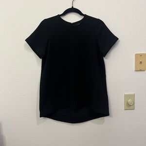 Madewell's Classic Black Women's Black Oversize Business Work Money Top Small